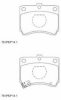 ASIMCO KD3734 Brake Pad Set, disc brake
